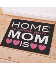 Home Is Where Your Mom Is Large Doormat