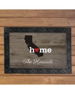Personalized Home Doormat with Any State