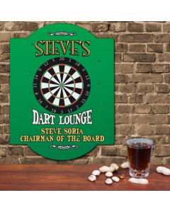 Personalized Dart Lounge Wall Plaque Sign