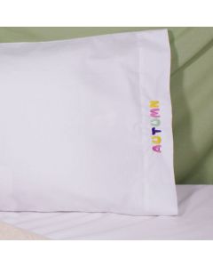 Girls Pastel Name Personalized Pillowcase