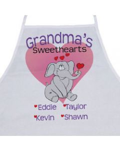 Elephant Sweethearts Personalized Apron