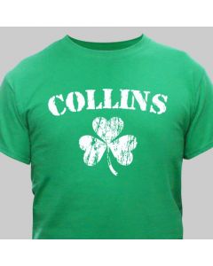 Personalized Irish Shamrock Shirt