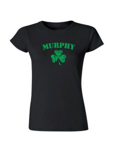 Ladies Personalized Irish Shamrock Shirt