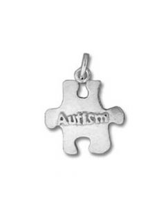Autism Awareness Puzzle Sterling Silver Charm
