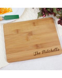 Personalized Bamboo Cheese Board Serving Tray